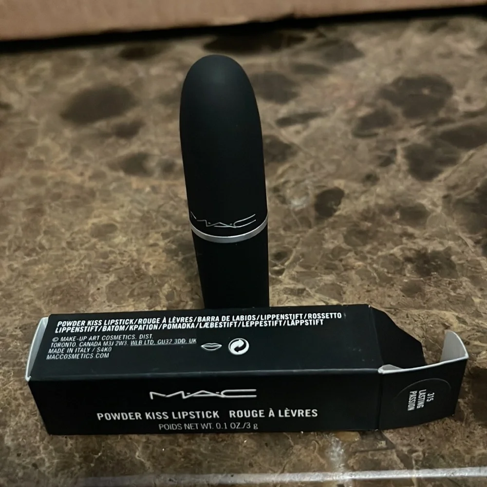 MAC Powder Kiss Lipstick 315 Lasting Passion